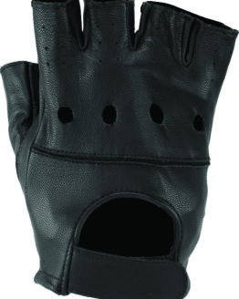 Kuryakyn Hollister Shorty Gloves Black 3XL Men's