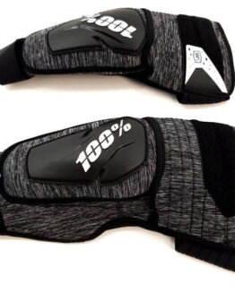 100% Fortis Elbow Guards Gray/Black Lg/Xl