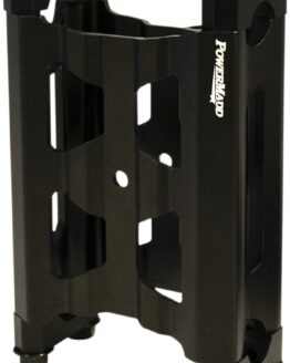 PowerMadd Wide Pivot Riser 5in with Clamps and Bolts Black/Satin