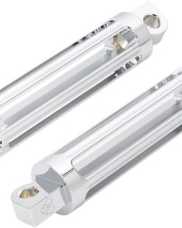 Arlen Ness 10-Gauge Male-Mount Footpegs Chrome Pair