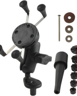 Ram Kit - Motorcycle Fork Stem Mount w/ X-Grip Cell Phone & Accessory Holder