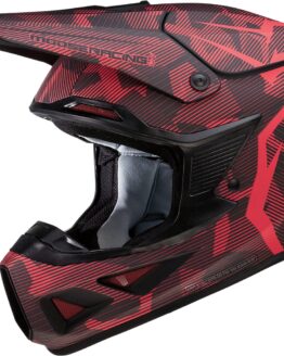 F.I. Agroid Camo Red Black MIPS Helmet 3X