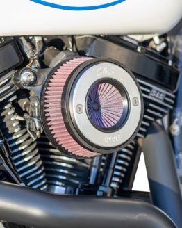 S&S Air Stinger Air Cleaner with Brushed Ring