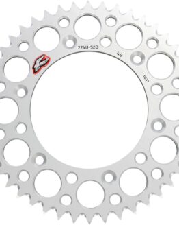 Rear Sprocket - Grooved Silver 520-46 Teeth