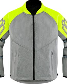 ICON Mesh AF Jacket Men's M Gray/Hi-Vis