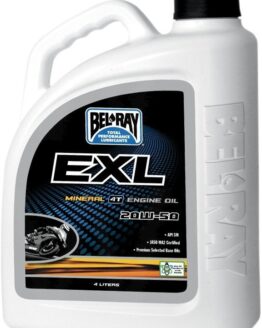 BEL-RAY EXL MINERAL 4T ENGINE OIL - OIL EXL MINERAL 4T 20W-50
