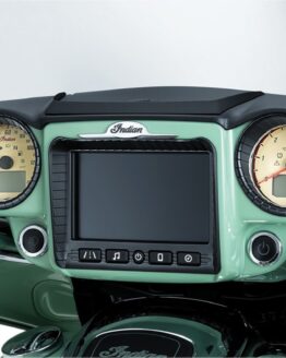 Kuryakyn Aztec Top Dash Accent Satin Black Fits Indian