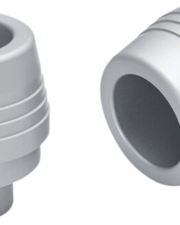 Kuryakyn Lodestar Bar End Sliders Silver Fits BMW R1200/1250 GS/ADV