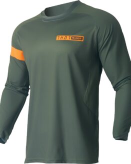 Thor Range Jersey Army Green Orange 2XL Men's
