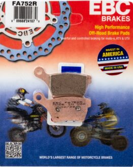 EBC FA752R Sintered HH/R Front Left Brake Pads Fits 18-21 Cobra Moto CX50 FWE