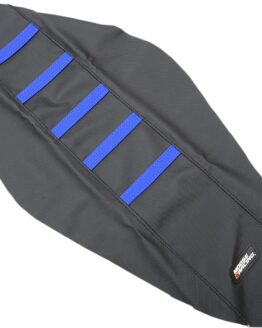Black/Blue Ribbed Seat Cover