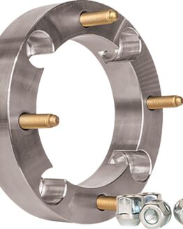 PM OFF-ROAD Wheel Spacer Pair 4/156 1in Silver For UTV