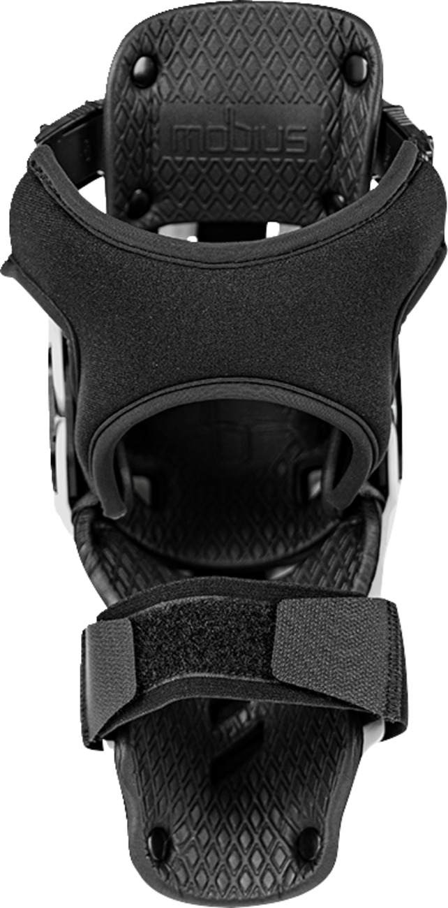 Mobius X8H Hybrid Knee Support 2XS/XS White Black Adult - Image 3