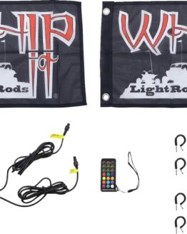 5Ft Black RGB Light Rod Set by Whip It