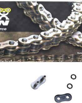 EK 530ZVX3 Sportbike Chain 120 Links Black/Gold
