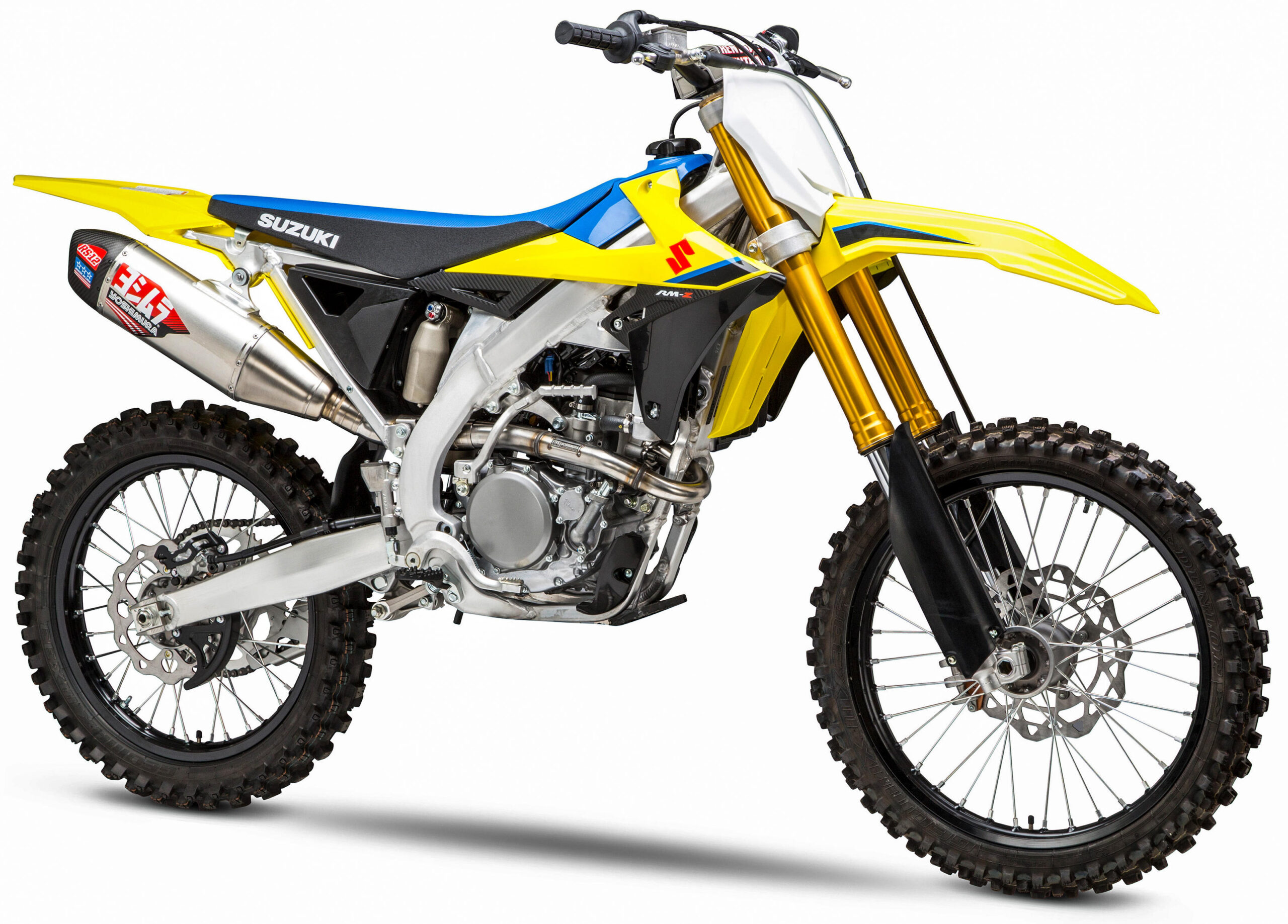 Yoshimura RS12 Signature Full Exhaust System Silver Fits 2020 Suzuki RMZ250 - Image 4