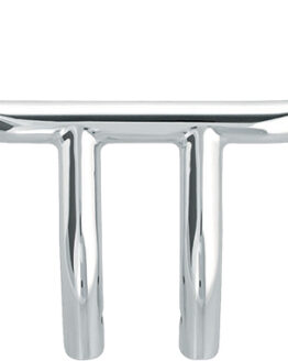 Chubby Pullback Drag Handlebar 6" Chrome w/Risers WO500 by WILD 1