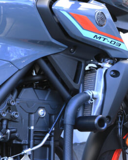 Shogun Frame Sliders Black No Cut For Yamaha MT-03 2020-2025