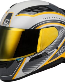 GMAX FF-98 Aftershock Full-Face Helmet White/Silver Small
