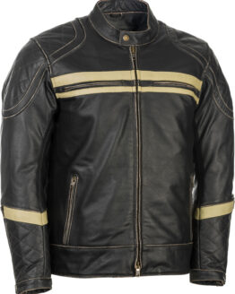 Highway 21 Motordrome Jacket Antique Black X-Large Men's