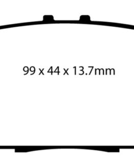 EBC Yellowstuff Rear Brake Pads Semi-Metallic Fits 06-15 Mazda Miata MX5