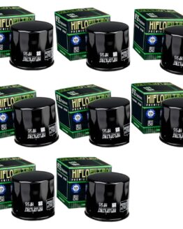 HF515 HIFLOFILTRO Premium Oil Filter For Royal Enfield 650 - 8 Pack