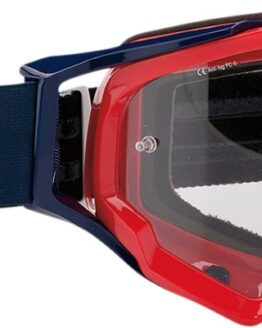 XCR Red / Navy / Dark Blue Galaxy Goggles - Clear Lens