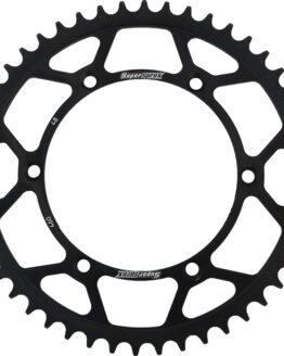 Supersprox Steel Rear Sprocket 48T Black Fits 82-17 Kawasaki Suzuki
