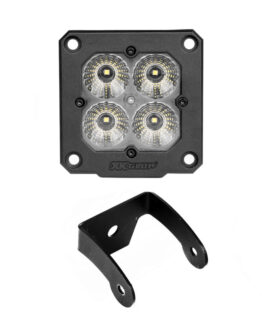 XKGLOW C3 Flush Mount 20W LED Cube Flood Light w/ RGB Accent Light