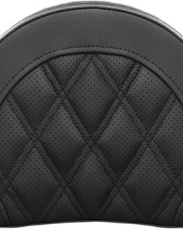 Road Sofa Half-Moon Diamond 8" Sissy Bar Pad - Black