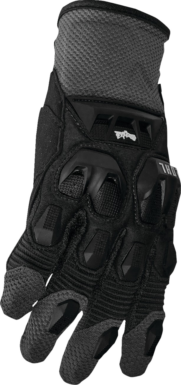 THOR Terrain Gloves Men's XL Charcoal/Black - Image 4