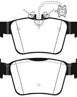 EBC Yellowstuff Rear Brake Pads Semi-Metallic Fits 2017+ Alfa Giulia 2.0T