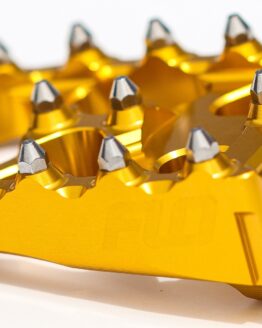 FLO Motorsports Touring Brake Pedal Tip Gold For Harley Touring Models