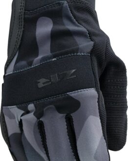 Z1R Billet Sport Riding Gloves Black/Gray Camo Men's Medium