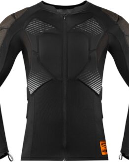 Long-Sleeve Compression Armor Shirt Black X-Large