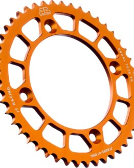 Orange Aluminum Rear Sprocket - 47 Teeth 428 Pitch