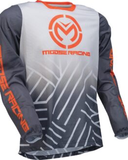Moose Sahara Offroad Jersey Men's Small Gray Orange White