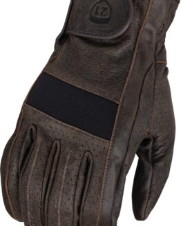 Highway 21 Jab Perforated Gloves Brown XL Men's