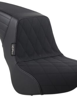 Kickflip Diamond Gripp Tape Vinyl 2-Up Seat - Black