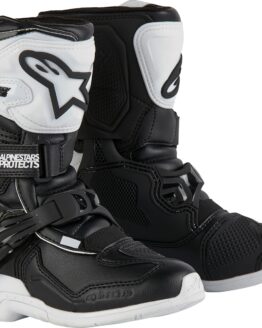 Alpinestars Tech 3S Kids Boots Black/White Youth Size 1