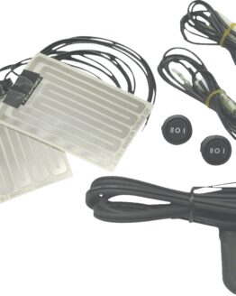 Kimpex Deluxe Heated Grip Kit with Thumb Warmer Black