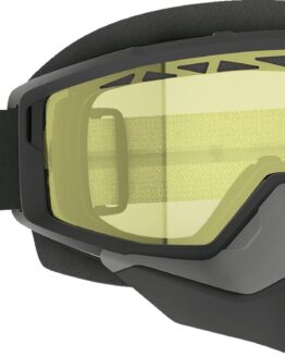 Scott Primal Snow Cross Goggles Black/White Yellow Lens Adult
