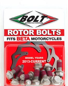 Rotor Bolt Kit For Beta Motorcycles (12 M6 Bolts w/ Thread Lock)