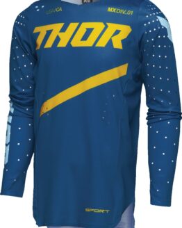 Thor Youth SPORTMODE Brave Jersey Blue Yellow XL