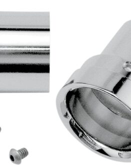 Straight End Caps Chrome