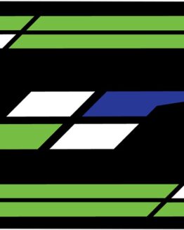 Factory Effex Kawasaki Door Mat Green 4x2 ft