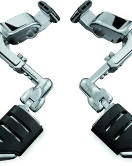 Ergo III Adjustable Mount with Trident Dually ISO Pegs Chrome Kuryakyn