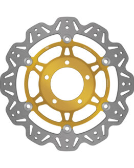 VEE Style Brake Rotor - Gold Center