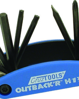 Outback'r H13 Folding Tool For Harleys - 3.5" Long Pocket Multi-Tool W/ Torx