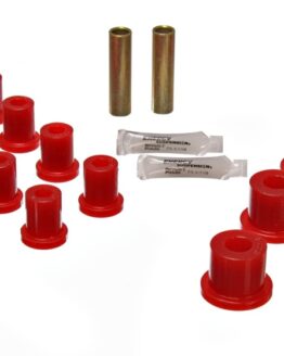 Energy Suspension Leaf Spring Bushing Set - Red Fits Jeep